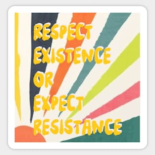 Retro Resist Sticker